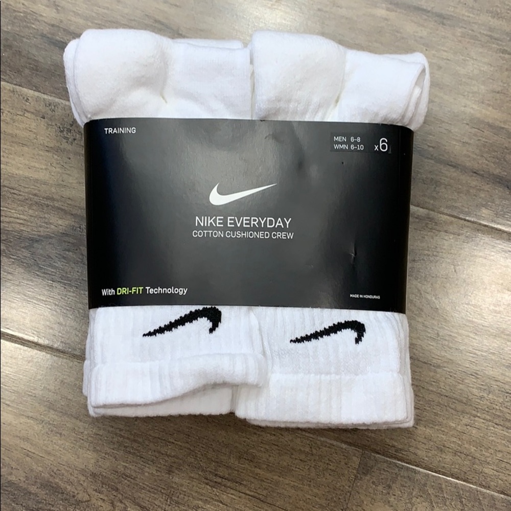NIKE EVERYDAY COTTON CUSHIONED CREW WMNS SOCKS